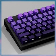(XCTS) Gradient Double Shot PBT Keycap Backlit Keycap 130 Key Full Keycaps Set for Mechanical Keyboa