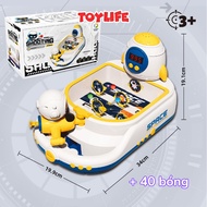 Máy bắn bóng pinball phi hành gia tính điểm thông minh cho bé đồ chơi bắn bóng pinball máy bắn bi có
