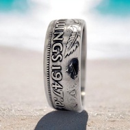 英國錢幣戒指, 英國佛羅林錢幣戒指, 英國男士錢幣戒指