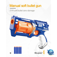 Children's soft bullet toy gun boy PUBG equipment shooting revolver large submachine gun suction cup target toy