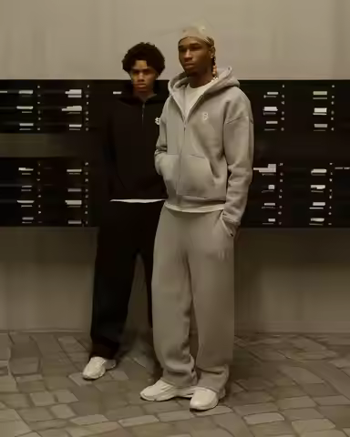 Mens Suit Y2K Coin One SetEmbroidery Hoodie Gray Black Bestseller Berlin Street Style Retro Oversize