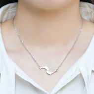 雙魚海豚項鍊 - 抗敏醫療鋼