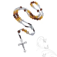 Acrylic Rosary Gradient/Souvenir Rosary Catholic Rosary/ Catholic Rosary Necklace