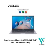 Asus Laptop 15 A516J-AEJ3954WS 15.6'' FHD Laptop Slate Grey (I5-1035G1, 8GB, 512GB SSD, Intel, W11, 