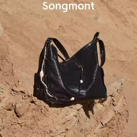 Songmont Yamashita Arimatsu Trail Travel hobo bag large capacity crossbody computer bag