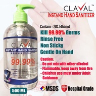 【Fast Ship】Claval Hand Sanitizer Gel Type/kill 99.99 germs/70% Ethanol
