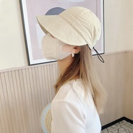 Women Sun Visor Korean Hat Quick-Drying Anti-UV Bucket Cover Face