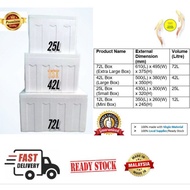 Fish box/Polystyrene box/Storage box/Kotak Kabus/Ice Box/Cooler Box/Fish Box/Tong Ais/Form Box/Small