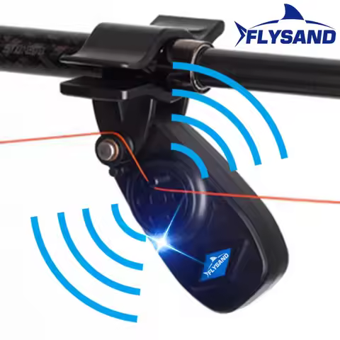 High Sensitive Fish Bite Alarm With Bright Light Fishing Rod Signal Device Bait Night Fishing Access