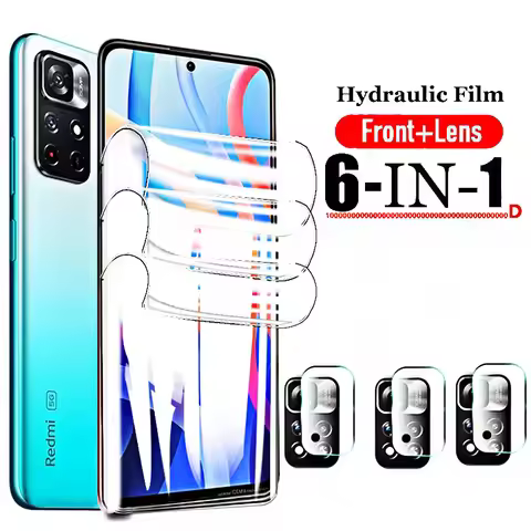 Protective Hydrogel Film on Redmi Note 11 Screen Protectors on For Xiaomi Redmi Note11 Note 11 10 9 