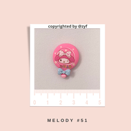 💜[SG] Fast Shipping - My Melody Jibbitz / Jibbits Charm for Crocs Sandals / Cute Sanrio Jibbit / Wom