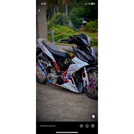 COVERSET/STRIPE HONDA RS 150 V1, V2 BATMAN EDITION