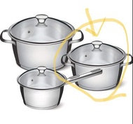 湯鍋 Tramontina 鍋 20cm 18/10 stainless steel(316、304無毒鍋）