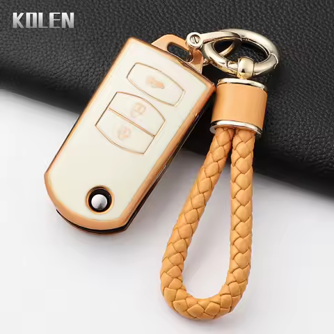 Fashion TPU Car Folding Key Case Cover For Mazda Demio 2 3 5 6 M3 M5 M6 CX-5 CX7 CX9 RX8 MX5 MPV Pro