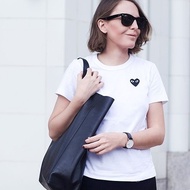 CDG T-Shirt Black Heart logoPOLOS BASIC CDG PLAY TSHIRT Love Heart Black