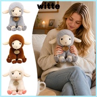 WITTE Sheep Plush Pillow, Soft Long Ear Stuffed Sheep Pillow, Lovely 11/17/23cm Size Fluffy Sitting 
