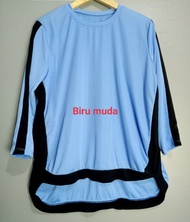 Kaos oversize wanita ootd hijab kece ld 120 130