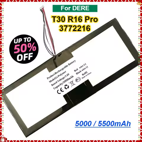New High-Capacity 5000/5500mAh Laptop Battery for DERE T30 R16 Pro 3772216 Replacement Notebook Li-P