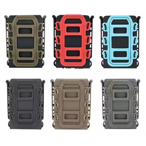 Tactical Magazine Pouch Molle for Ar15 M4 5.56 7.62mm Scorpion Fast Mag Quick Release Mag TPR Holste