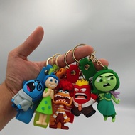 Inside Out Keychain - Disney Sadness Anger Fear Disgust Joy Envy Ennui Pendant