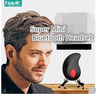 havit I3S Bluetooth headset stealth wireless mini ultra-small 4.0-Ear earphones sport 4.1