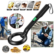 JAYA Detektor Alat Pendeteksi emas dalam tanah dan logam Metal Detektor with LCD Display SANPYL