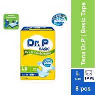 Dr. P Adult Diapers Pants L 8x8s (1 pack kecil)