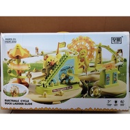 Electric cycle duck ladder slide