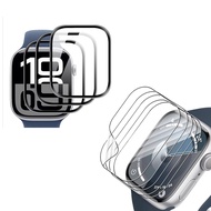 Soft TPU Film and PMMA Screen Protector For Apple Watch Series 10 42mm 46mm iwatch cover