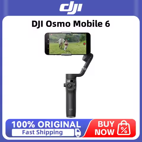 DJI Osmo Mobile 6 DJI OM 6 3-Axis Stabilization Portable and Foldable Launch Easy Tutorials and One-
