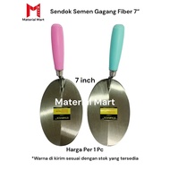 7 Inch Round Fiber Cement Spoon | 7" Acian Stirring Spoon | Welding Ladle | Material Mart