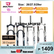Bolany Bike MTB Fork Mechanical Front Shock Absorption 26 27.5 29er inch Aluminum Alloy Bolany Coil