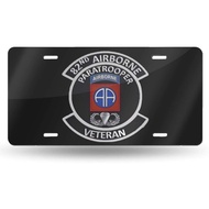 82Nd Airborne Paratrooper Veteran License Plates Personalized License Plates Aluminum License Plate