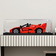 Clear Acrylic Display Case for Lego 42212 Ferrari FXX K Toy Models Dustproof Collector Showcase