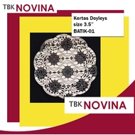 [250pcs] Doyleys Paper Doilies/ 3.5" Doyleys (Batik) - Cake Jar Liners Lace Paper/s