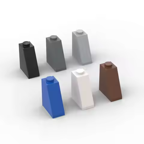 MOC 10PCS 60481 Slope 65 2x1x2 Building Blocks Kit Slope House Bricks Particle Puzzle Idea DIY Toys