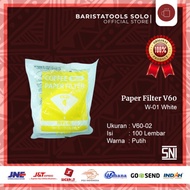 Cafec V60-02 WHITE FILTER PAPER