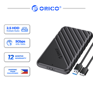 กล่องใส่ฮาร์ดดิสก์2.5นิ้ว ORICO Type C USB 3.1กับ SATA 6Gbps แผงกั้นภายนอกสำหรับ SATA III SSD HDD 9.5/7Mm เครื่องมือห่อหุ้มไดรฟ์ภายนอกฟรีสูงสุด6TB รองรับ UASP เข้ากันได้กับโทรศัพท์ Macbook PC,แล็ปท็อปทีวี,PS4, Xbox -25PW1C