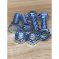 Hex Nuts and Bolts 12 x 35 BMP M 12 x 35 Galvanized BMP/ 12 x 35
