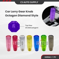 CS 1 pc Batang Gear Warna Warni Gear Knob Octagon Diamond Universal Lorry Truck Trailer 10cm 15cm 20