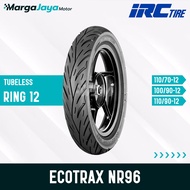 IRC ECOTRAX NR96 TL Tire Ring 12 110/70-12 100/90-12 110/90-12 Tubeless Motorcycle Tire