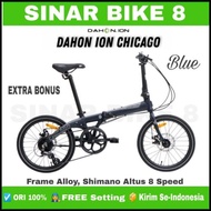 Sepeda Lipat Dahon Ion Chicago Ukuran 16 &amp; 20 Inch Alloy Shimano 8