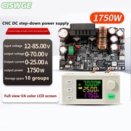 CISWGE XY7025แปลงไฟฟ้ามี25A 1750W ระบบ CNC มีเสถียรภาพตัวแปลงแหล่งจ่ายไฟ CC CV แรงดันคงที่โมดูล step