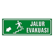 DIRECTION INDICATOR SIGN FOR STAIRS K3 EVACUATION ROUTE SIGN ROAD DIRECTION INDICATOR/