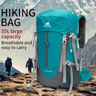 55L Outdoor Backpack Waterproof Wear-Resistant Backpack Hiking Hiking Large-Capacity Bag