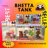 Tank ng Fishda Betta 4x4, 4x6,4x6x6,4x6x8