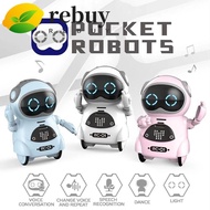 REBUY Talking Interactive Robot, Smart Robot Voice Recognition Pocket Robot, Recording Communication
