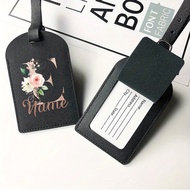 High-end customized 26-letter name luggage tag, hangtag, boarding pass, hanging tag, anti-lost trave
