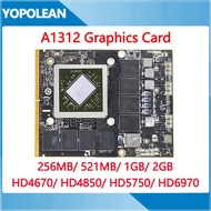 Original HD 4670 4850 5750 697 A1312กราฟิกการ์ด GPU สำหรับ iMac 27 "A1312 Vedio Card 256MB 512MB 1GB