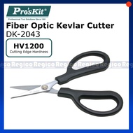 Proskit Fiber Optics Kevlar Cutter Serrated Scissors DK-2043 Regico Hardware